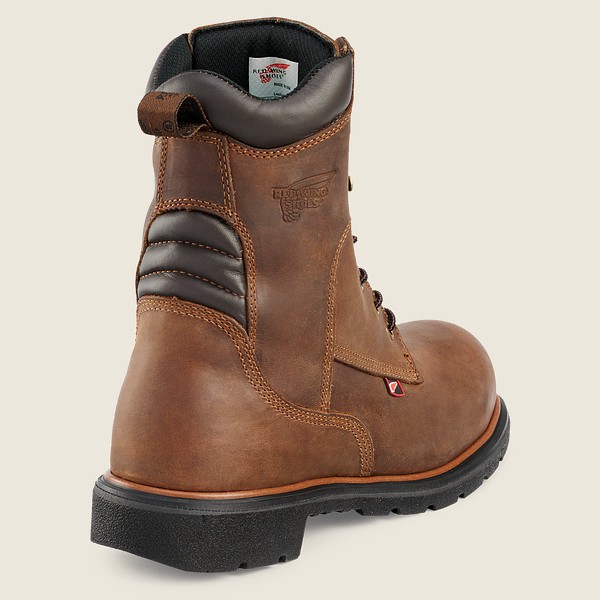 Red Wing Mens Dynaforce® - 8-inch Soft Toe - Work Boots Brown - 3107JTLDI